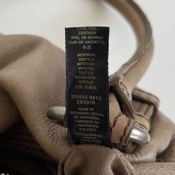 Fossil Tan Leather Satchel - Picture 13 of 15